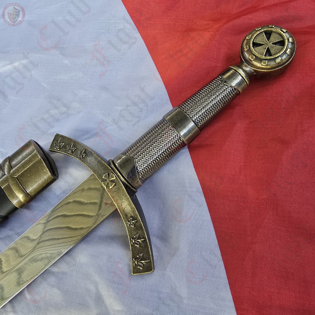 Cross Pattee and Fleur de Lys