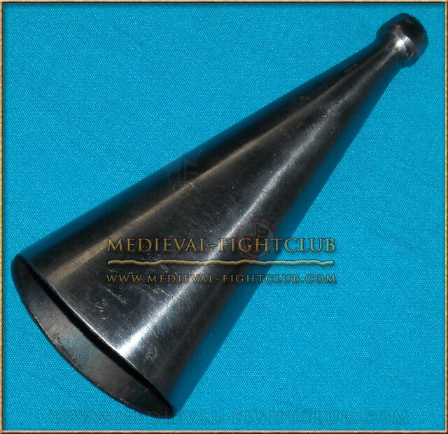 Metal Chape for scabbard - large