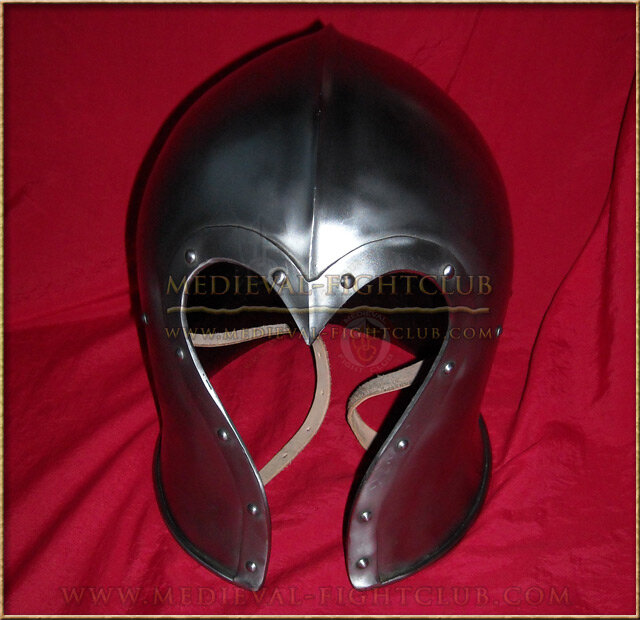Heart shaped Barbute Combat Helmet