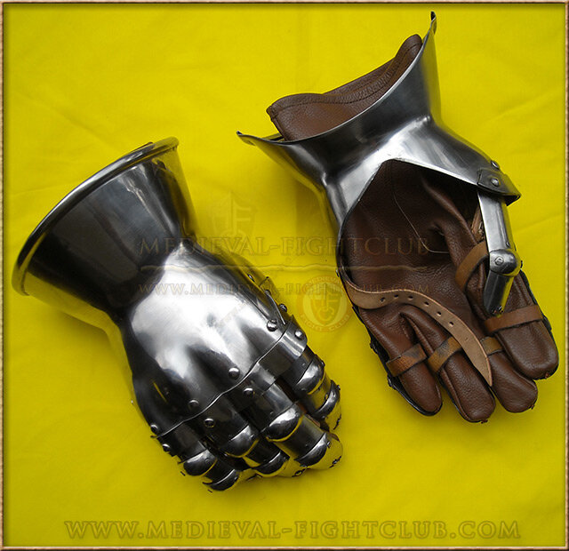 Hourglass Gauntlets - finger plates